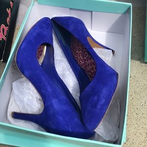 Cobalt blue heels
